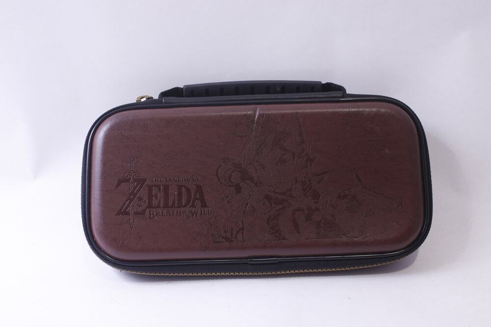 The Legend of Zelda, Brown Pouch for Nintendo Switch Console, Carrying Case